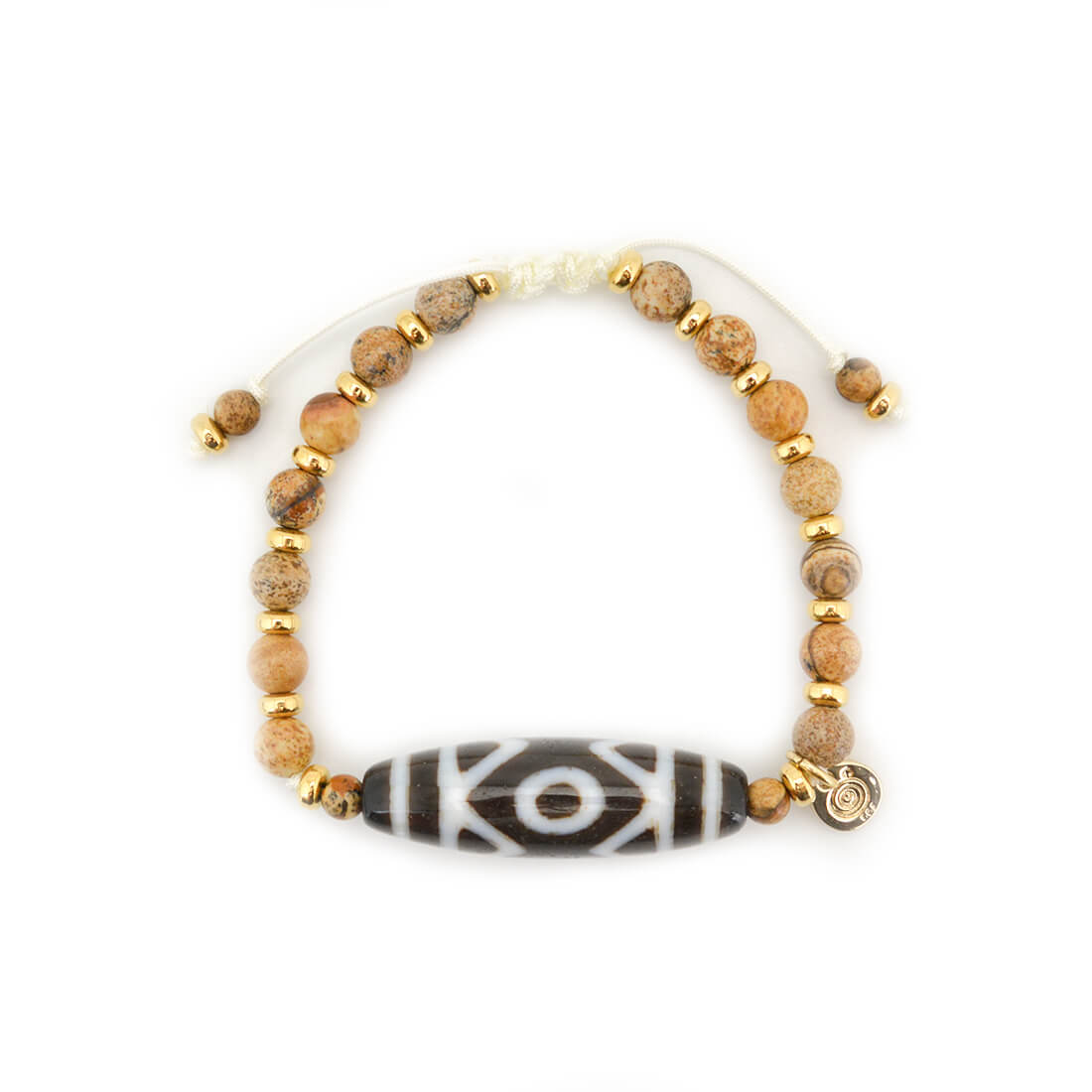 三眼天珠ブレスレット