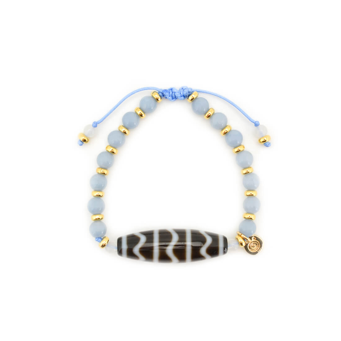 流水紋天珠ブレスレット