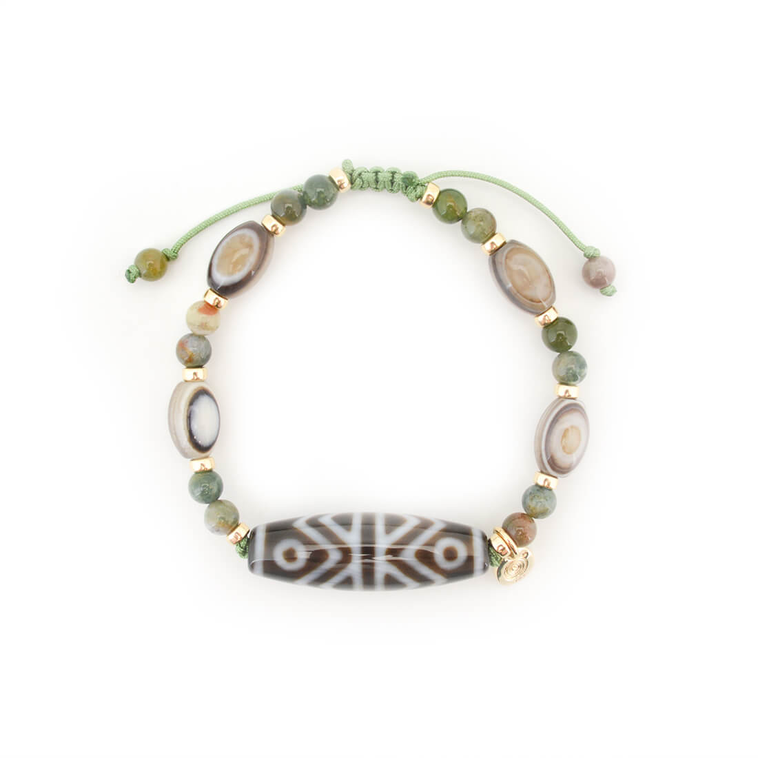 金剛虎牙六眼天珠ブレスレット