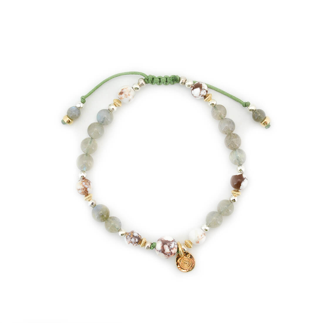 ワイルドホース＋ラブラドライトブレスレット