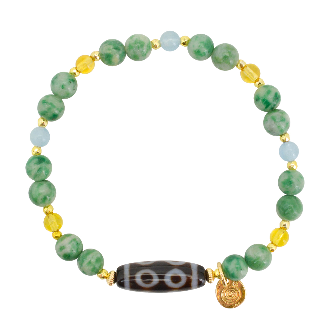 八眼天珠ブレスレット