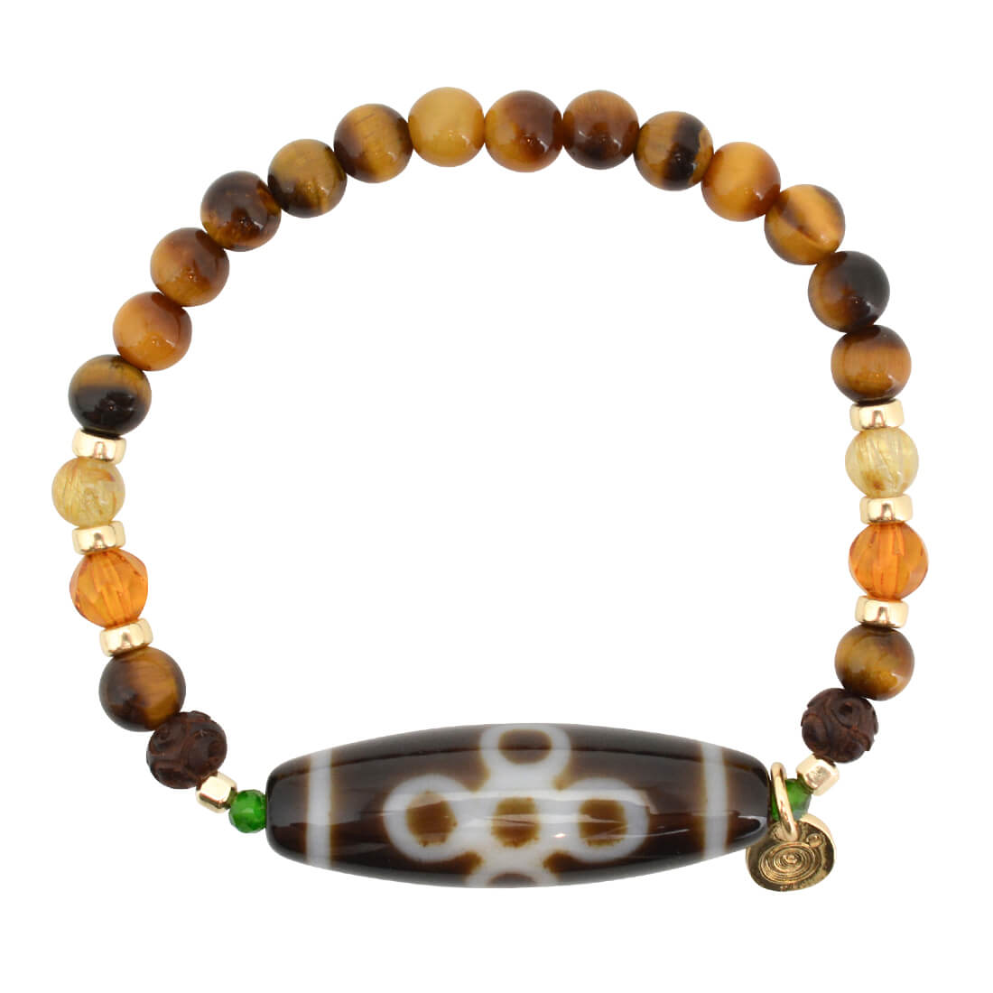 閃電五眼天珠ブレスレット