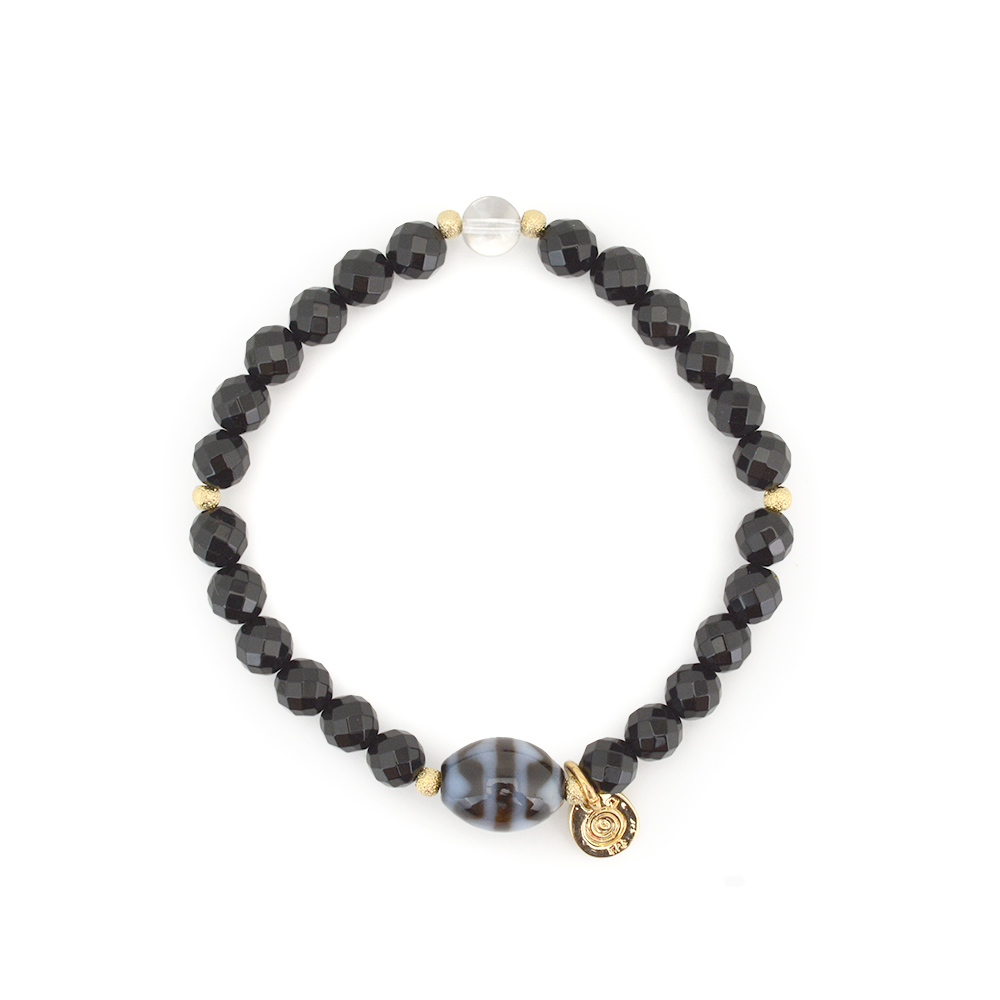 四線虎牙天珠ブレスレット