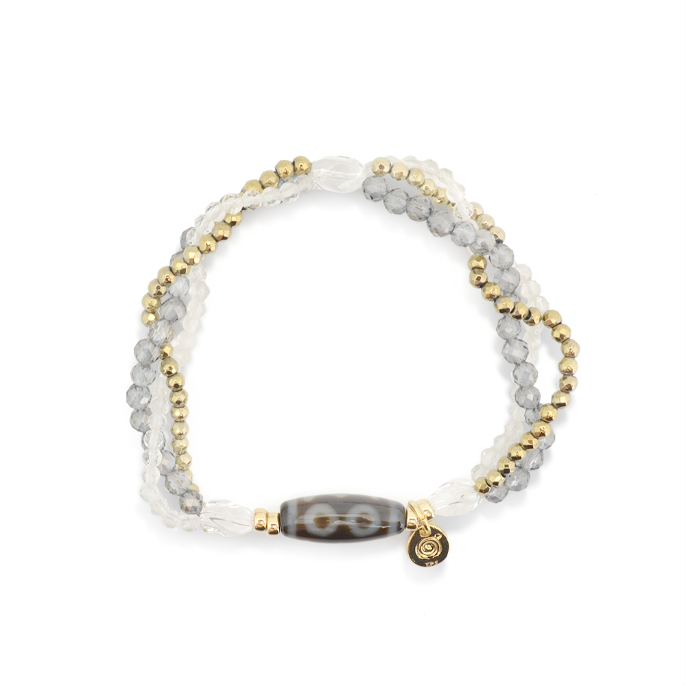 三眼天珠ブレスレット