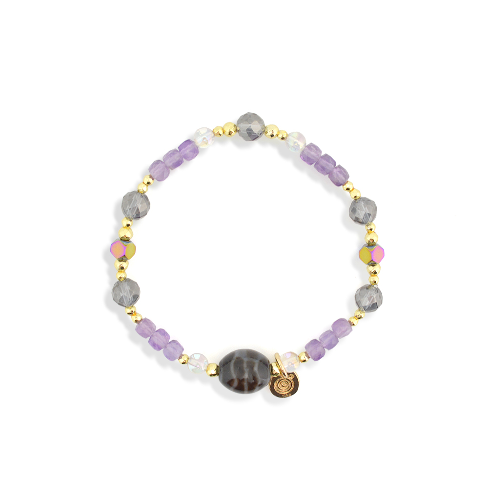 流水紋天珠ブレスレット