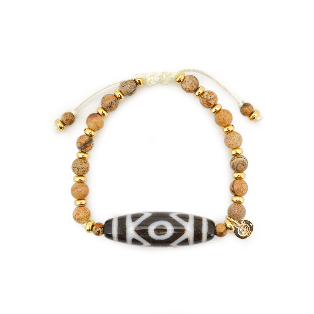 三眼天珠ブレスレット