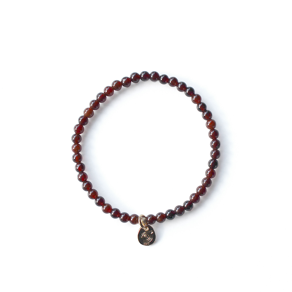 オレンジガーネットブレスレット