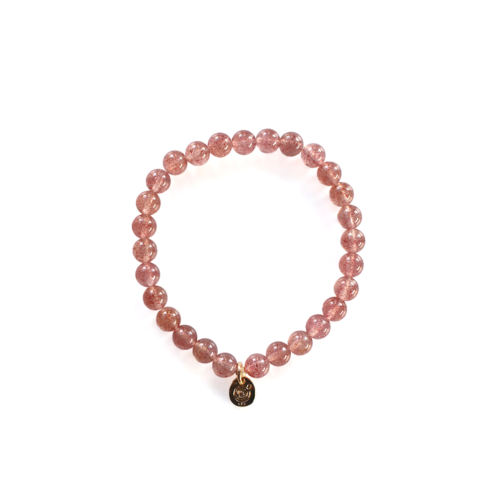 ストロベリークォーツブレスレット