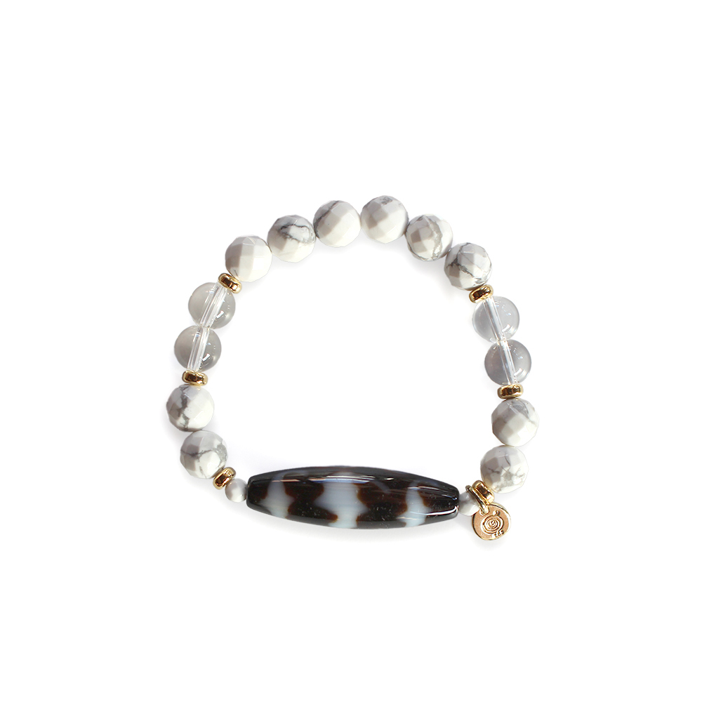 五福臨門天珠ブレスレット