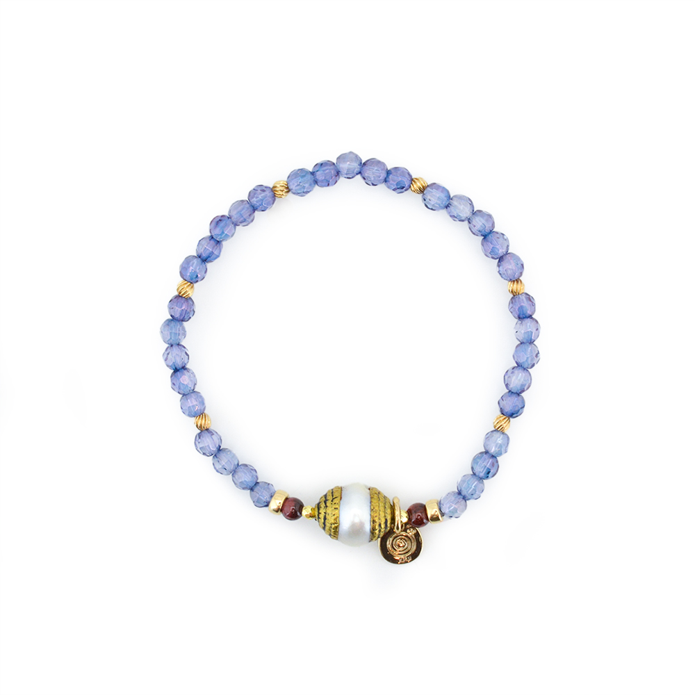 パール＋コスモオーラブレスレット