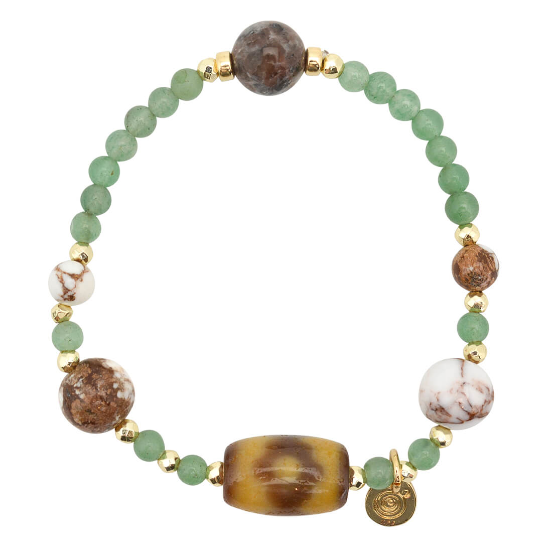 馬牙三眼天珠ブレスレット