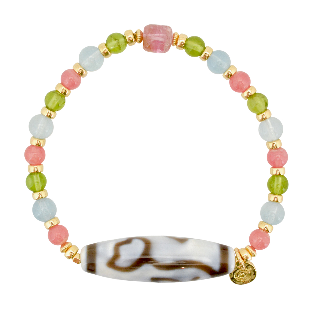 水蓮花天珠ブレスレット