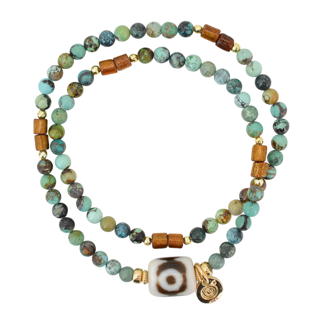 三眼天珠ブレスレット