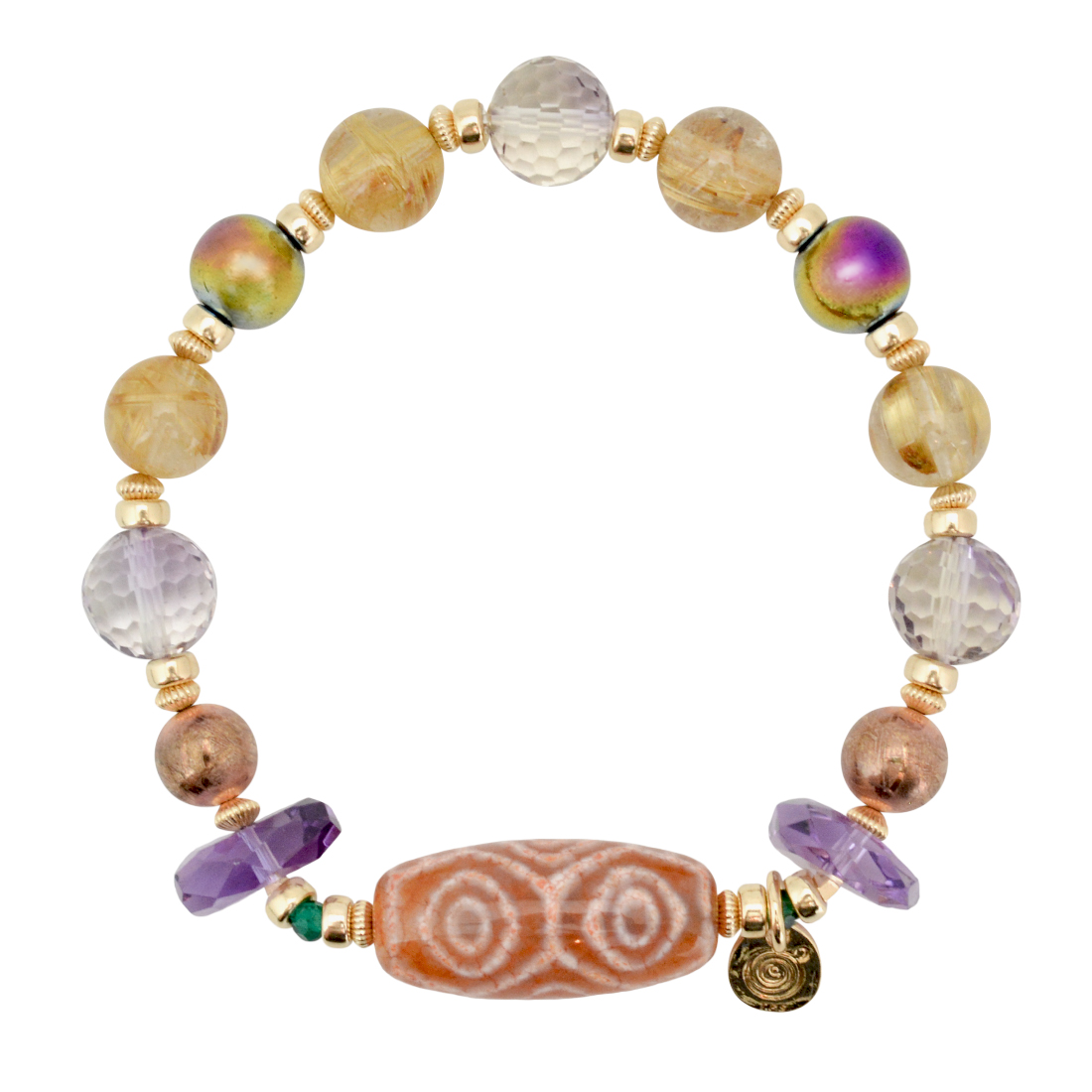 龍眼天珠ブレスレット