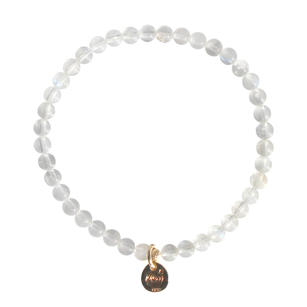 レインボームーンストーンブレスレット