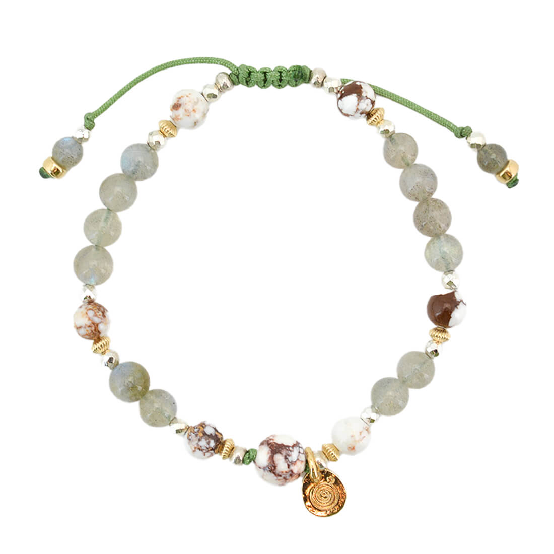 ワイルドホース＋ラブラドライトブレスレット