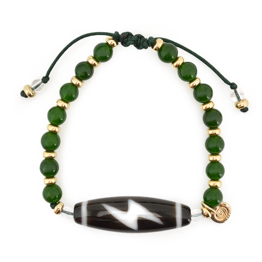 閃電五眼天珠ブレスレット