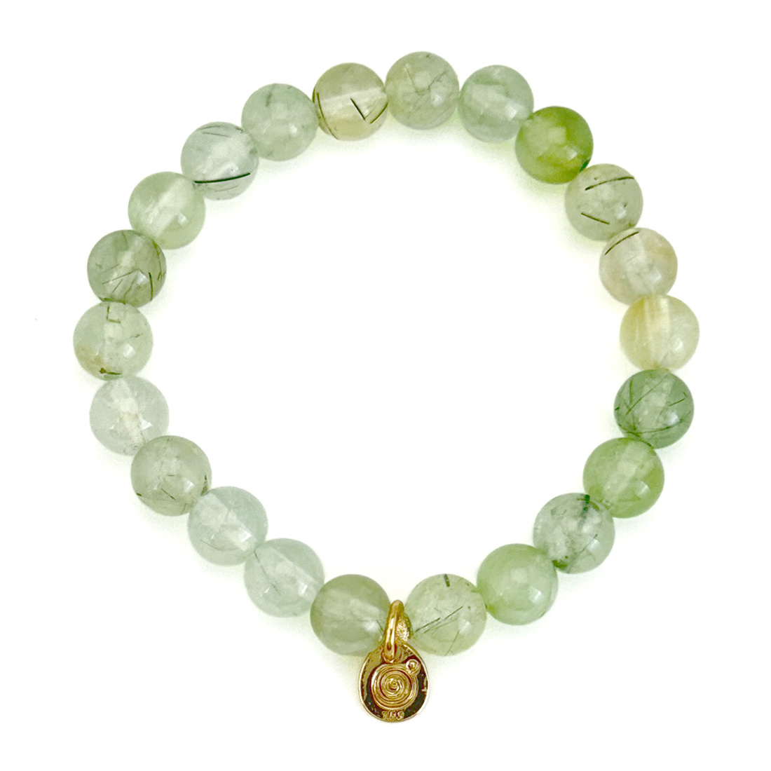 プレナイト　ブレスレット　8mm