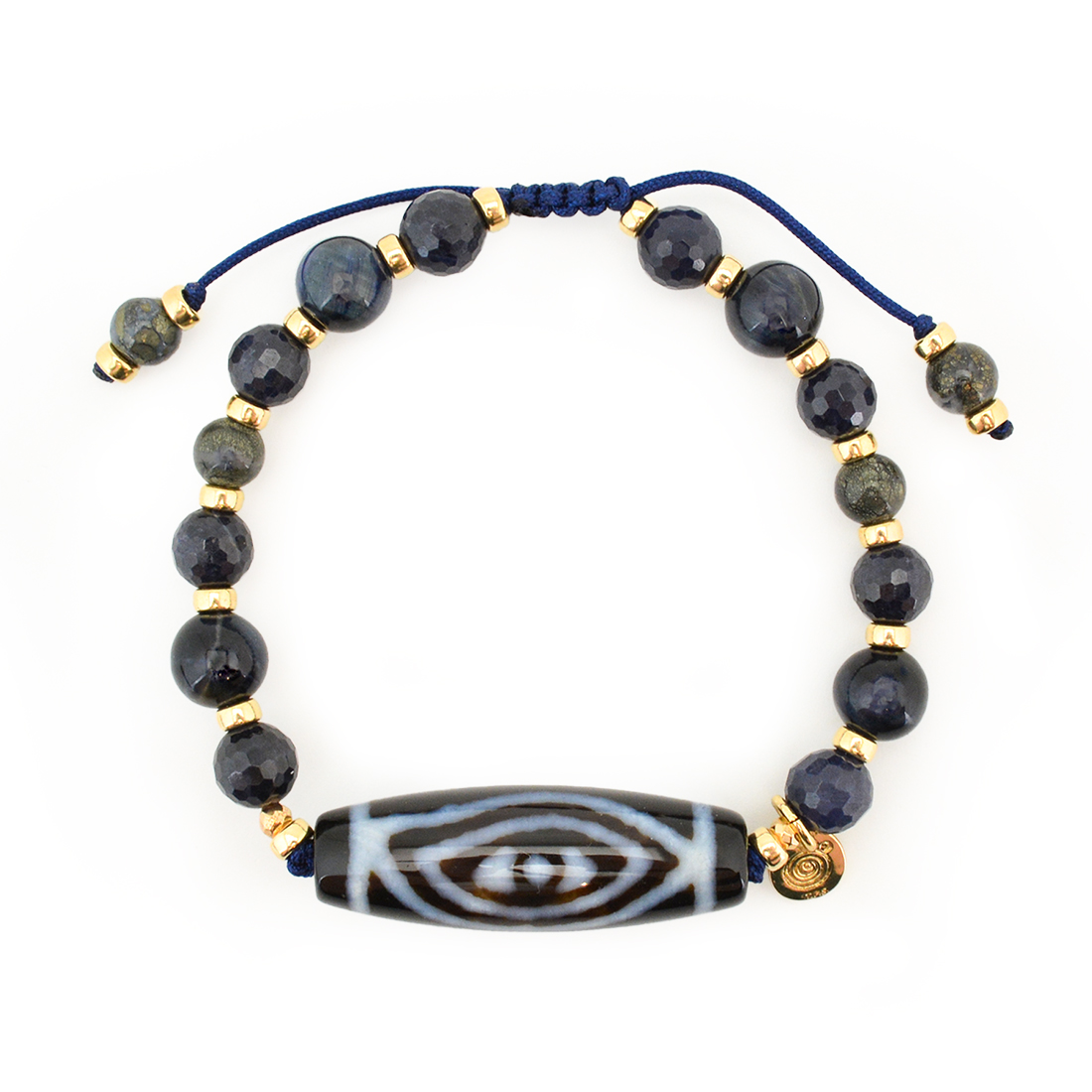 鳳凰眼天珠ブレスレット