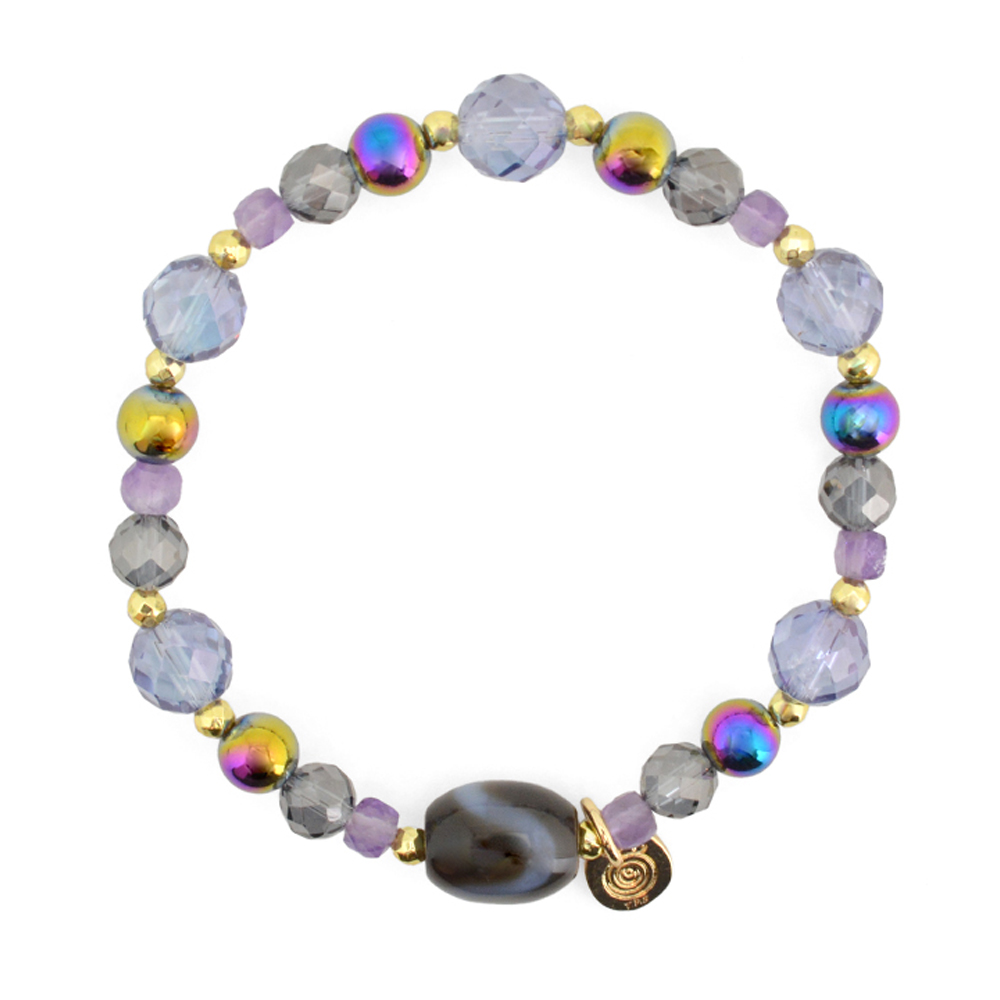 白蛇天珠ブレスレット