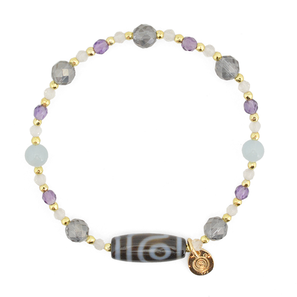 二眼天珠ブレスレット