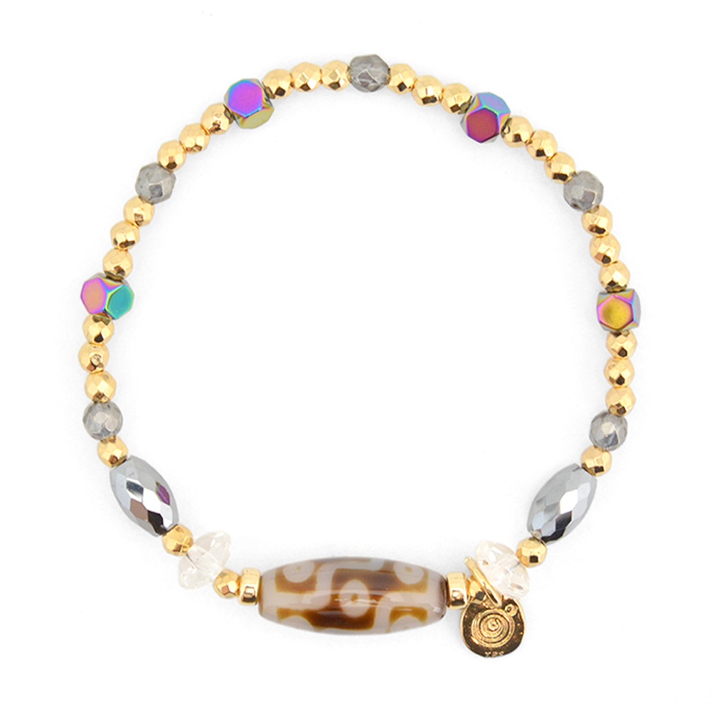 九眼天珠ブレスレット