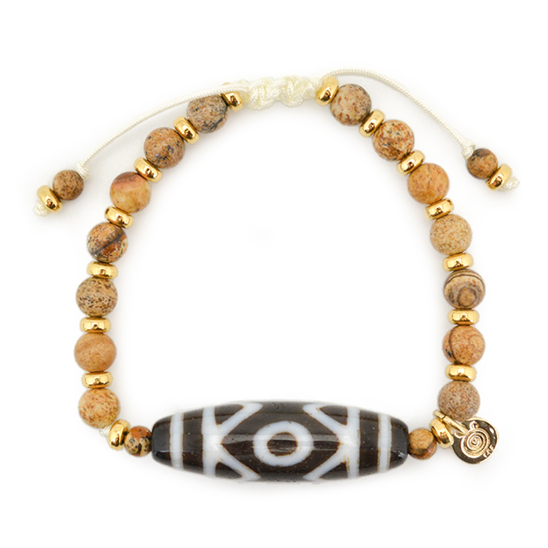 三眼天珠ブレスレット