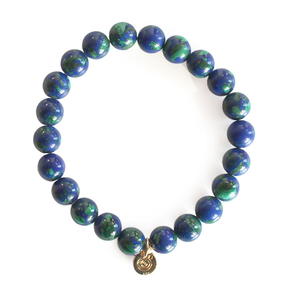 アズロマラカイトブレスレット