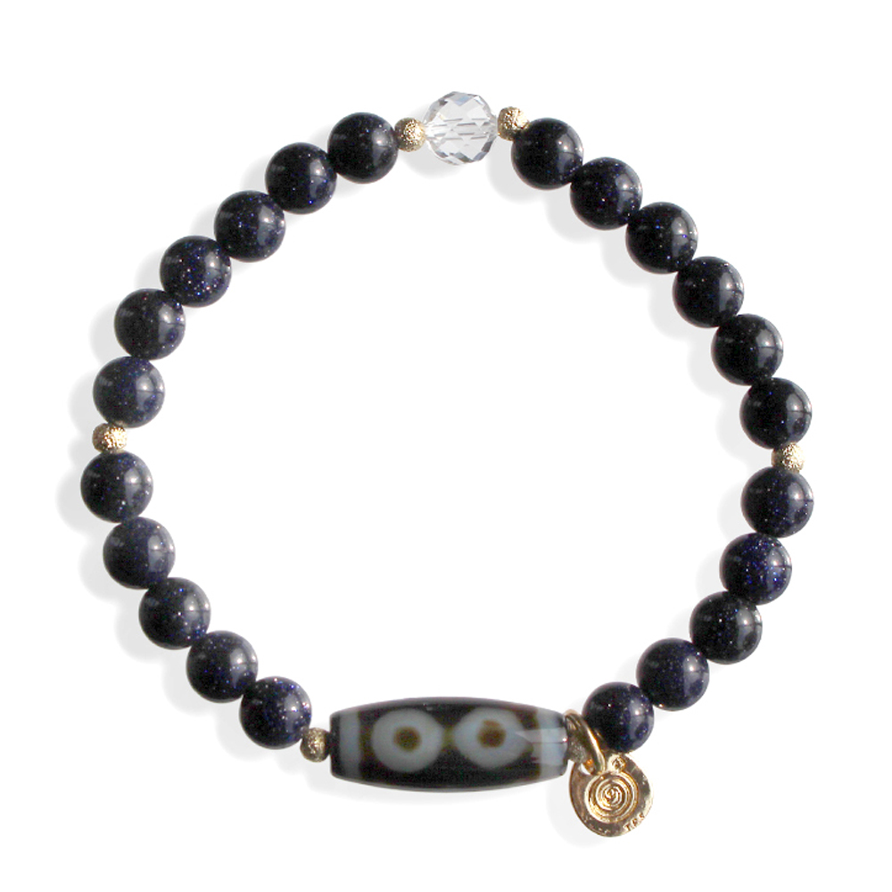 三眼天珠ブレスレット