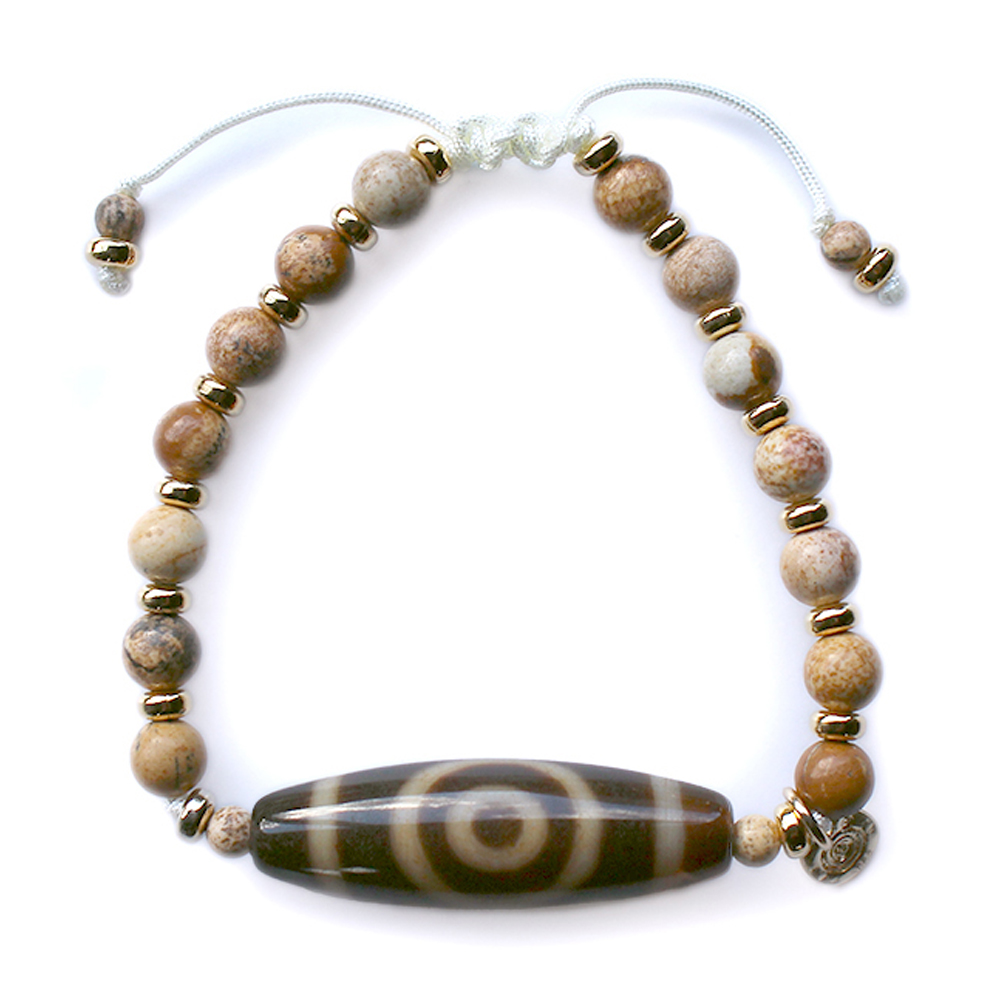 一眼天地天珠ブレスレット