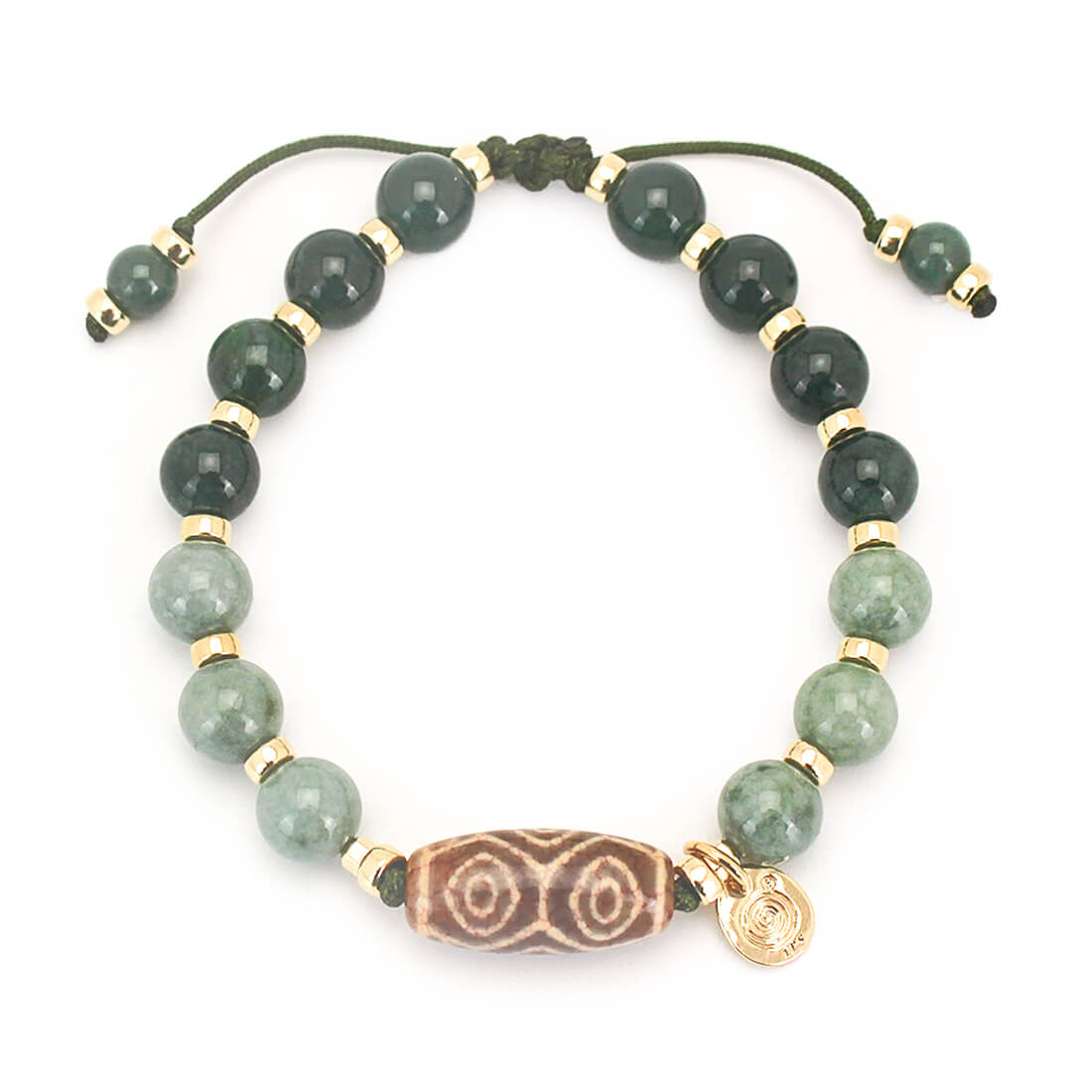 スプリングコレクション　龍眼天珠ブレスレット