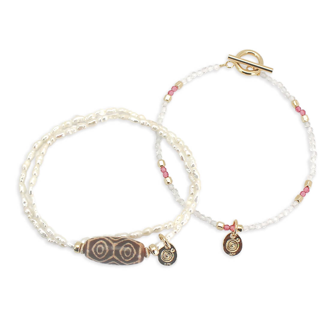 スプリングコレクション　龍眼天珠ブレスレットセット