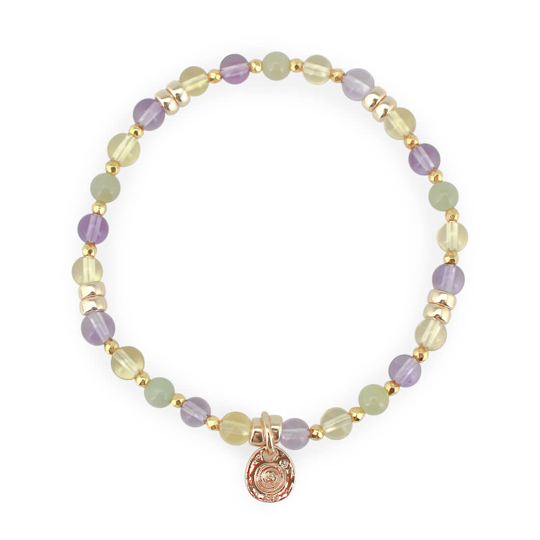 翡翠＋アメトリンデザインブレスレット