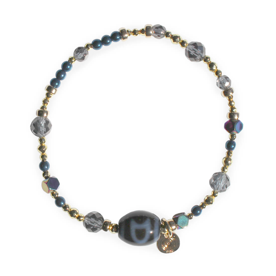 日月天珠ブレスレット