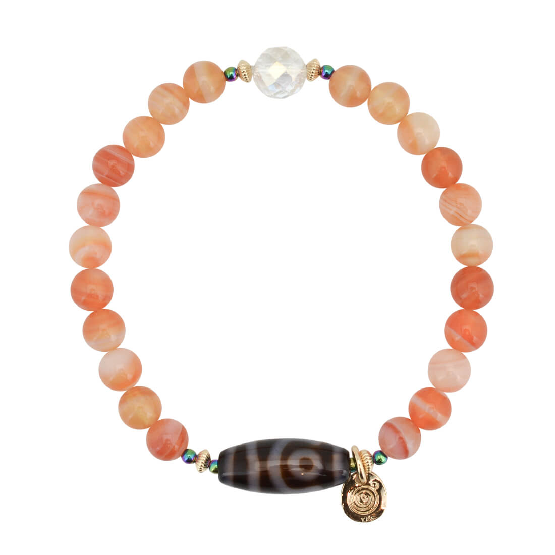 二眼天珠ブレスレット