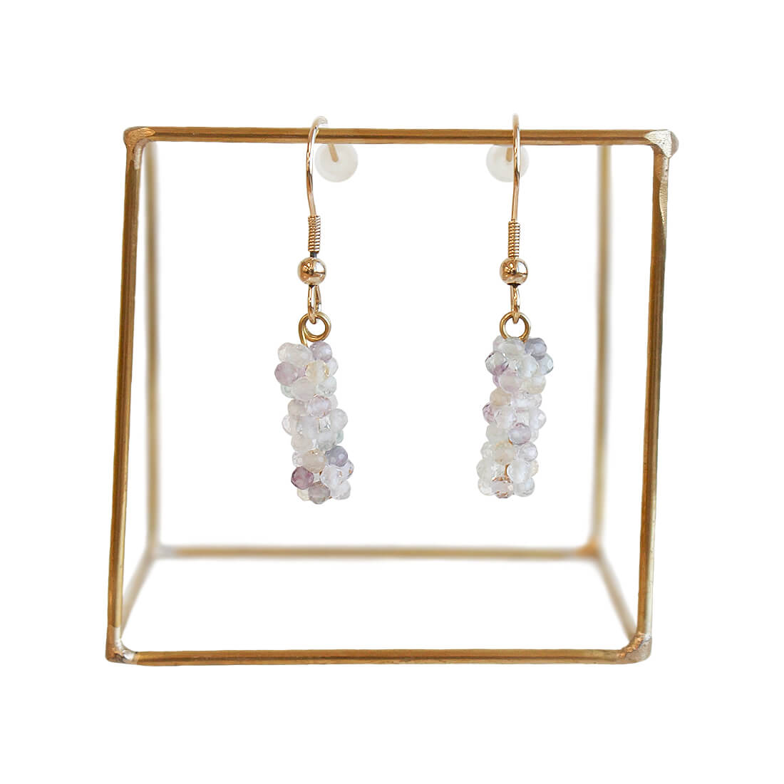 フローライトピアス