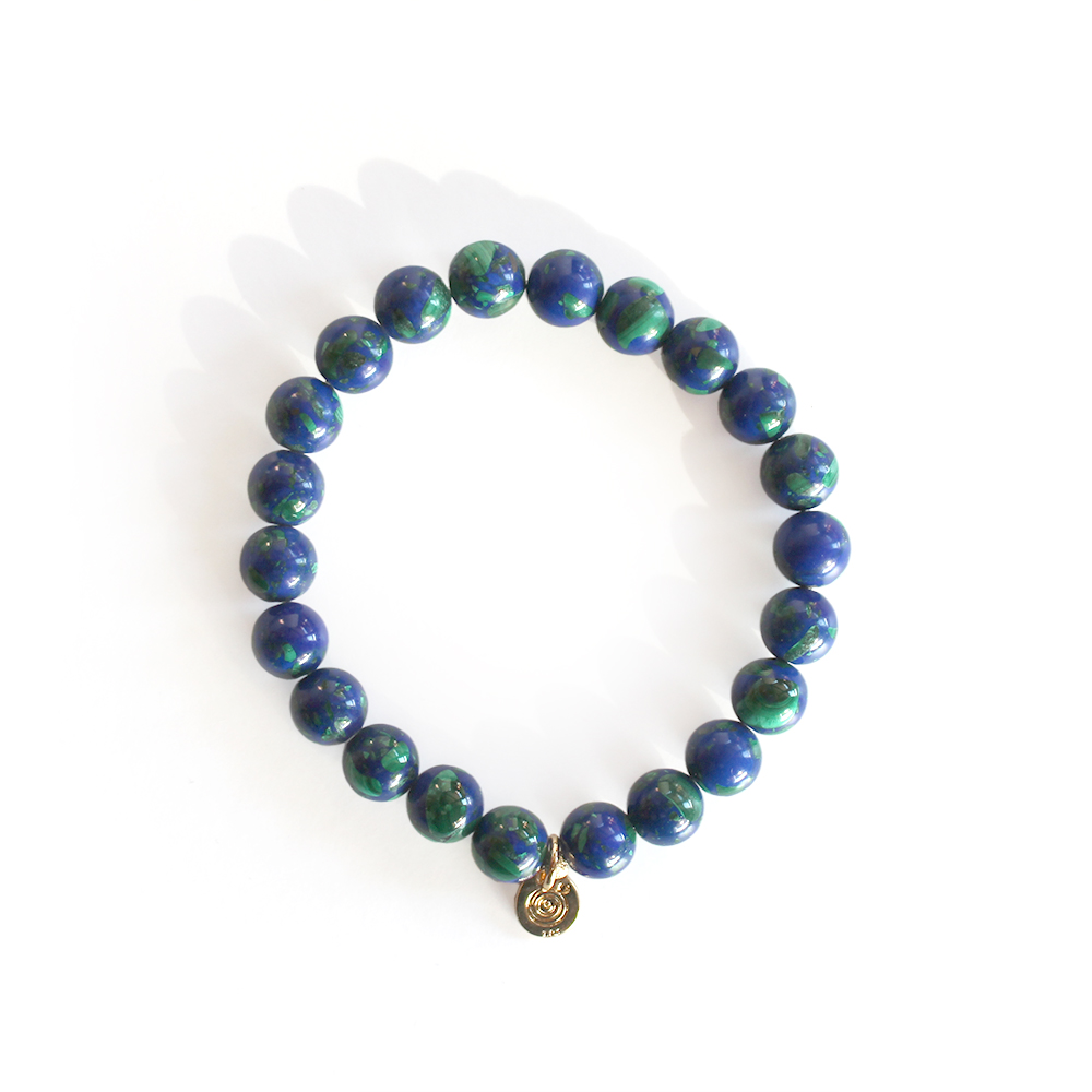 アズロマラカイトブレスレット