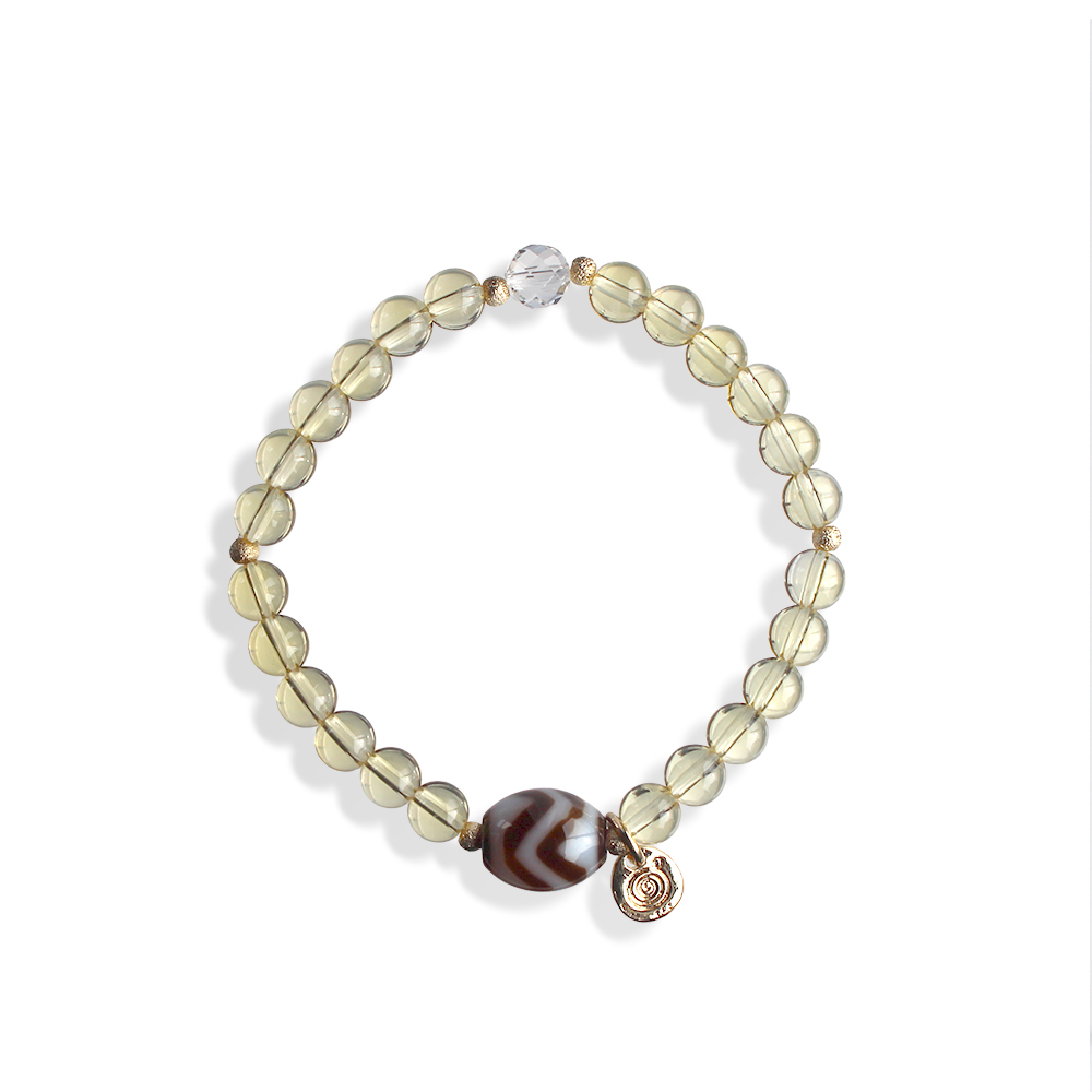 水紋天珠ブレスレット