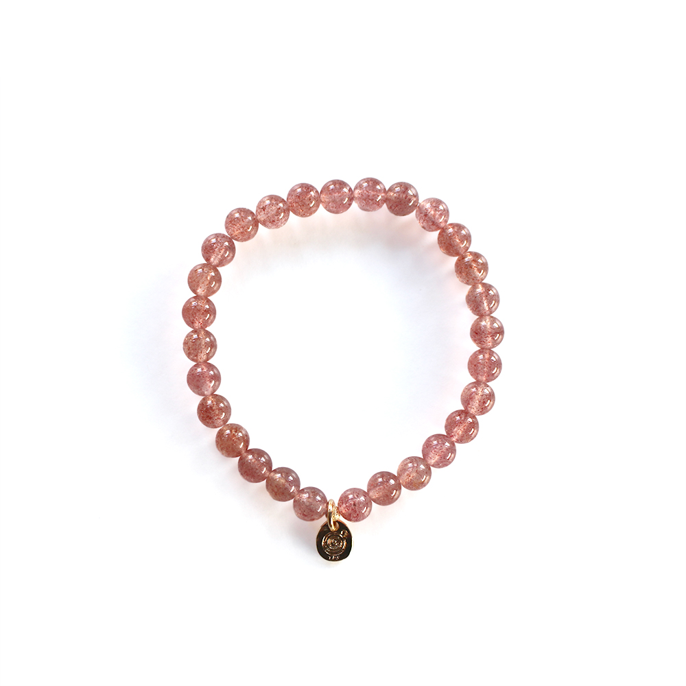 ストロベリークォーツブレスレット