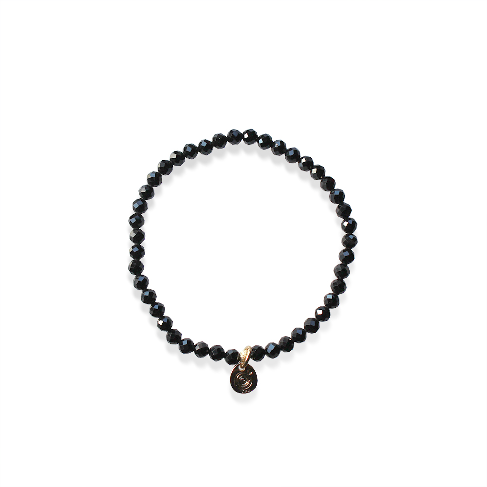 ブラックスピネルブレスレット