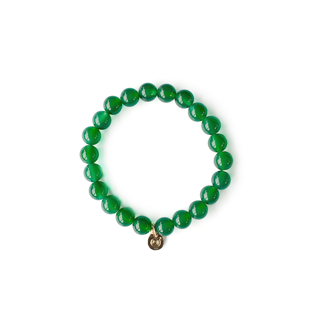 グリーンアゲートブレスレット