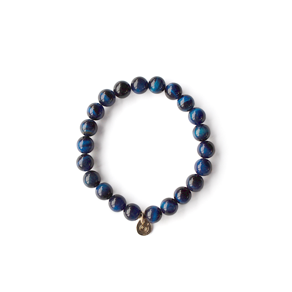 ウルトラマリンタイガーアイブレスレット