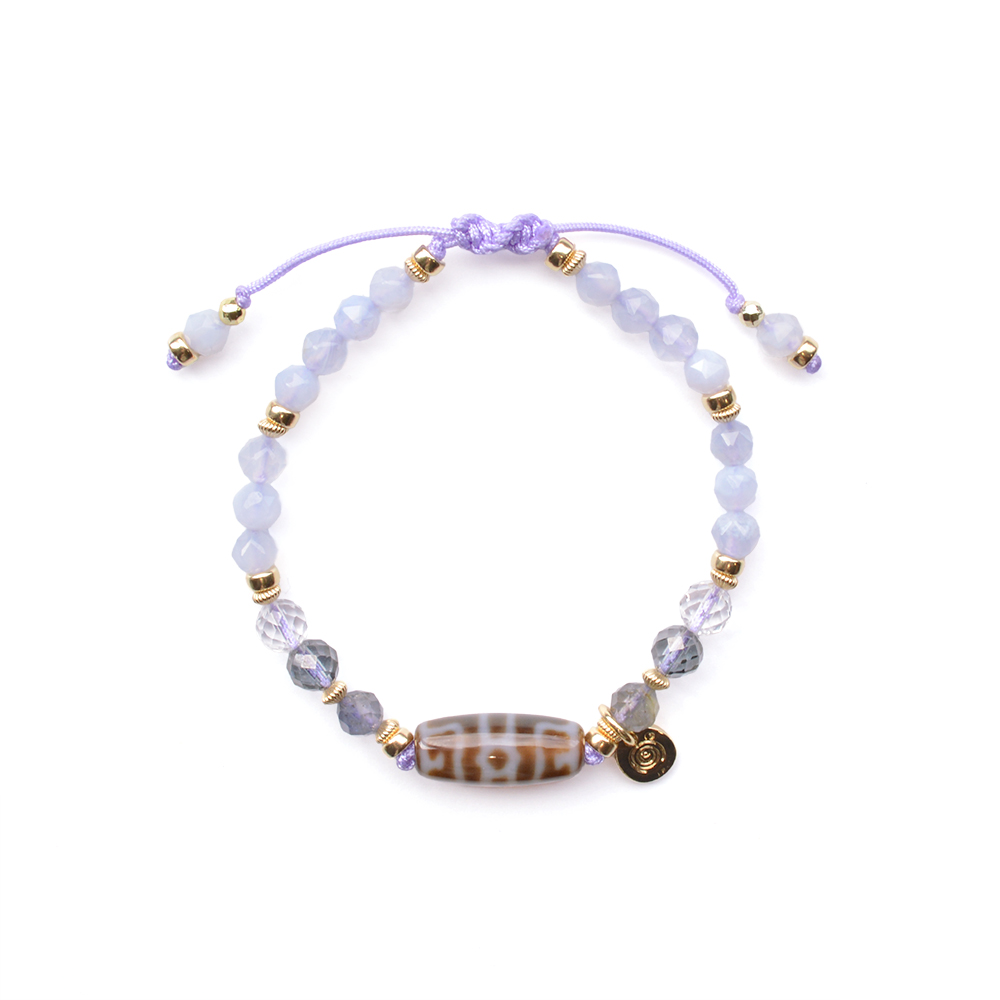 ウィンターコレクション　蓮師法帽天珠ブレスレット