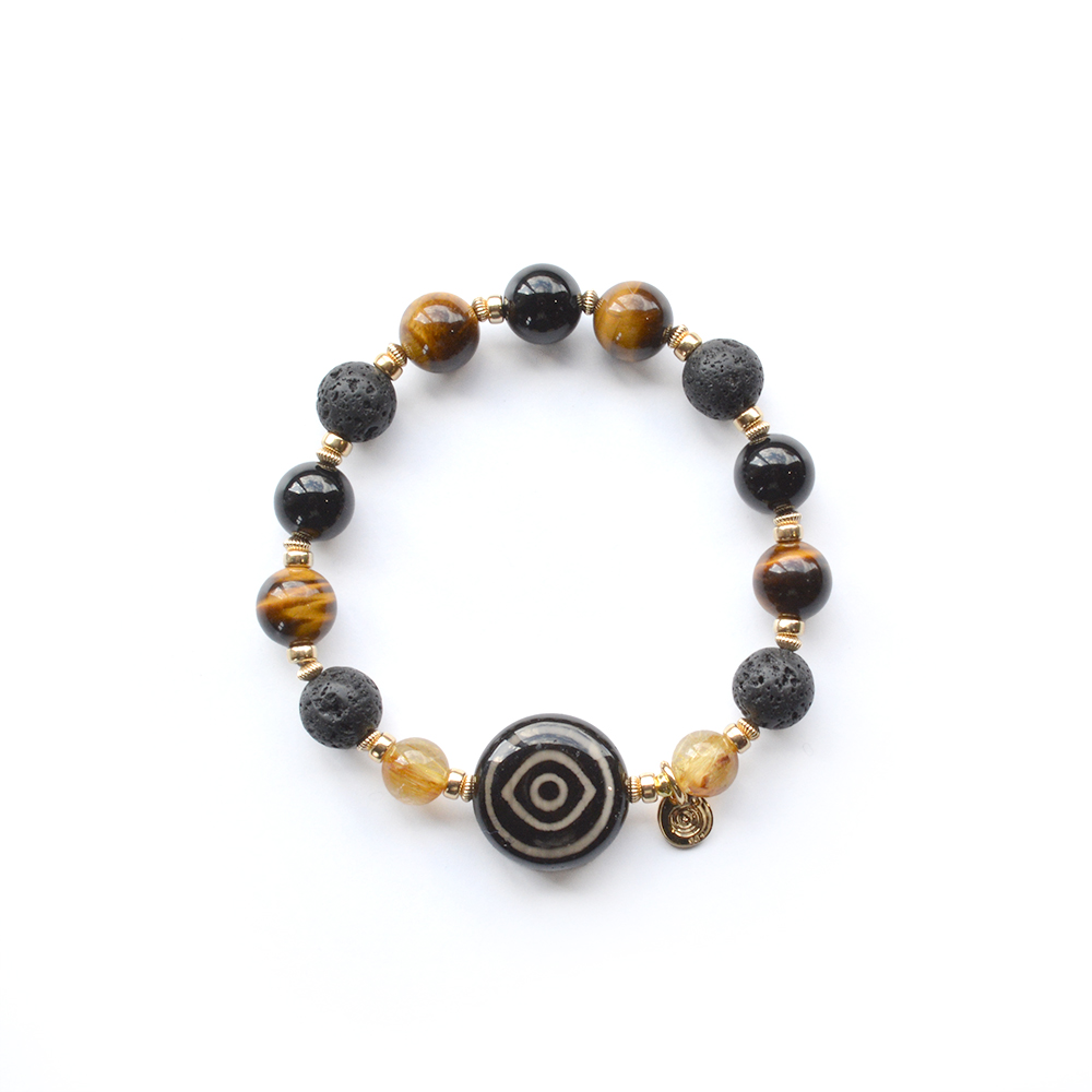 ウィンターコレクション　鳳凰眼板珠ブレスレット