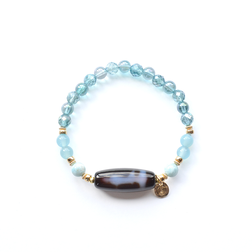 ウィンターコレクション　観音天珠ブレスレット