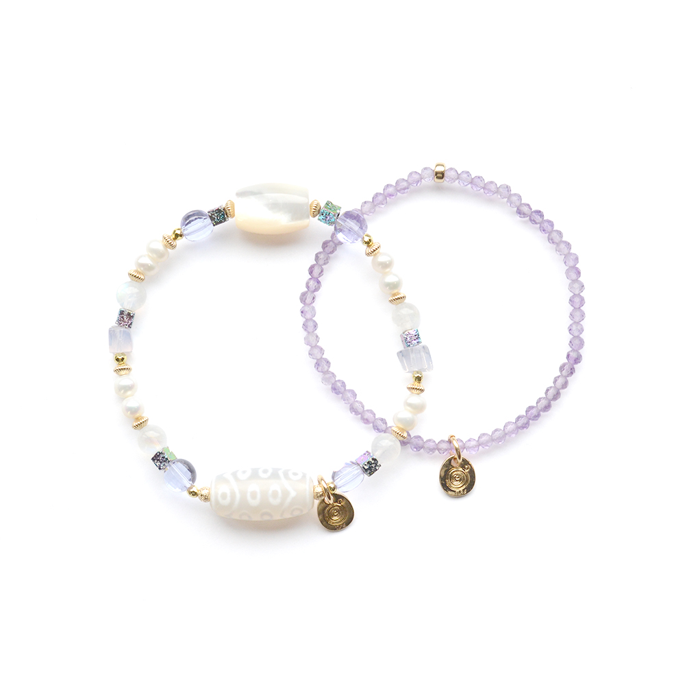 ウィンターコレクション　十八眼天珠ブレスレット